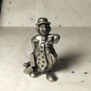 Pewter Clown Figurine
